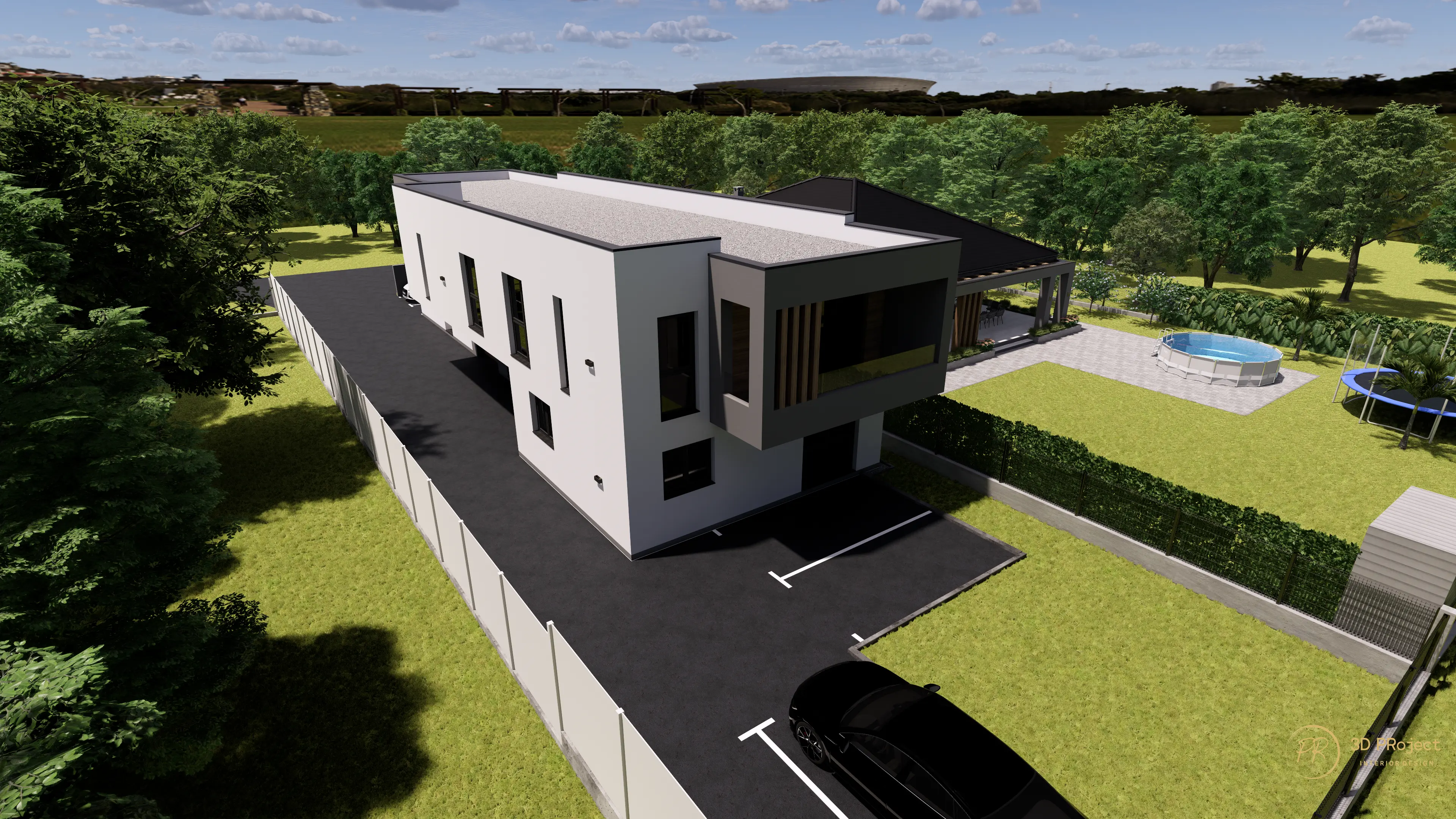 Interijer i dnevni boravak novogradnje